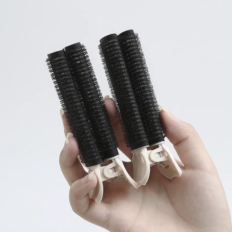 Natural Hair Root Fluffy Clips Curly Hair Rollers and Culers Bangs Hair Styling Clip Hairs Lazy Korean Styling Accessories Black